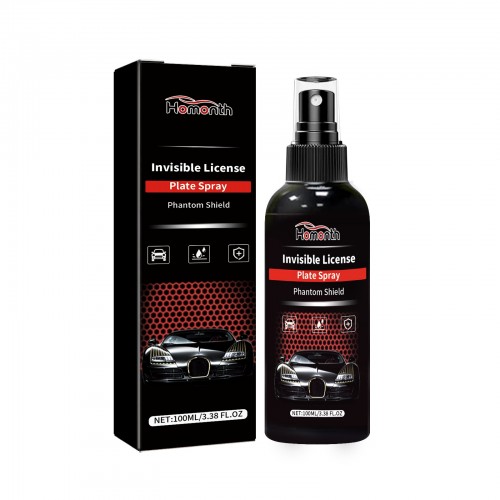 Homonth Invisible License Plate Spray Long Lasting Effective Car Transparent Coating Invisible Defense License Plate Number Spray 120ml